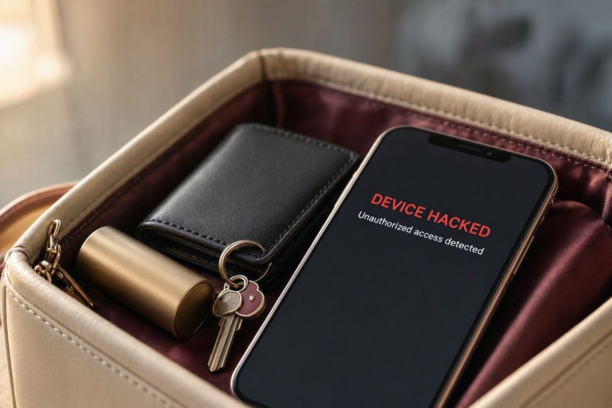 Hacked phone
